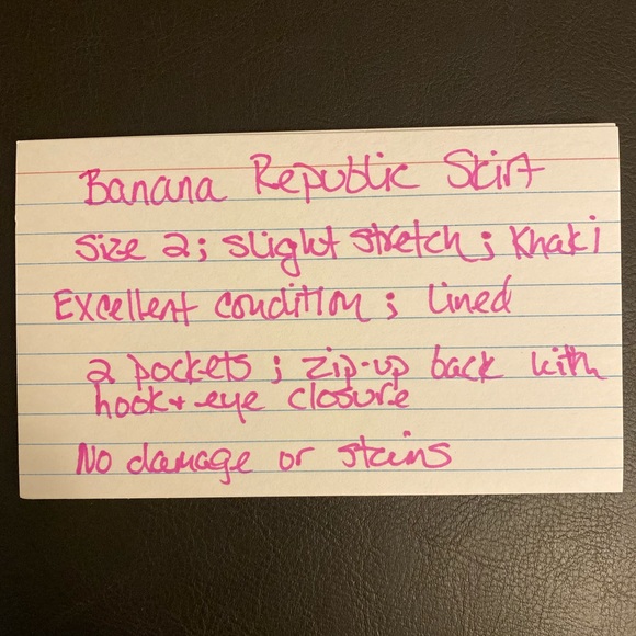 Banana Republic Skirt - Khaki, Size 2 - Picture 7 of 7